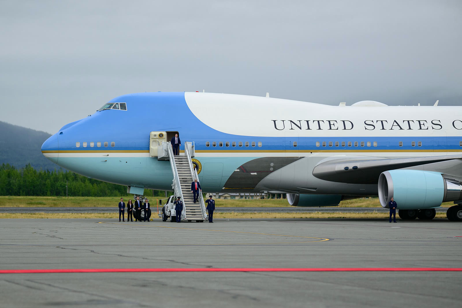Trump ile Putin’in Alaska’daki görüşmesinden bir kare (arşiv)