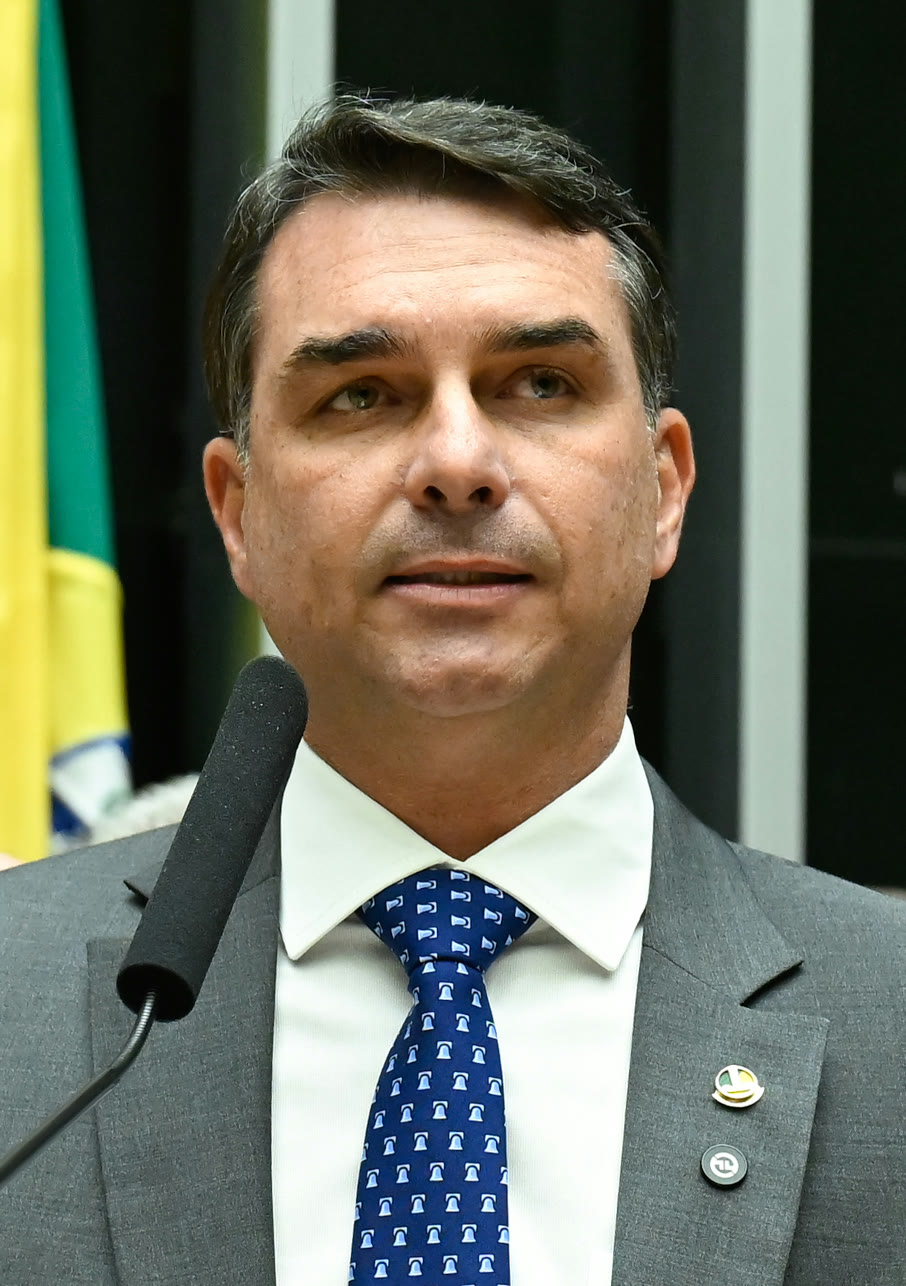 Senator Flavio Bolsonaro (file photo)