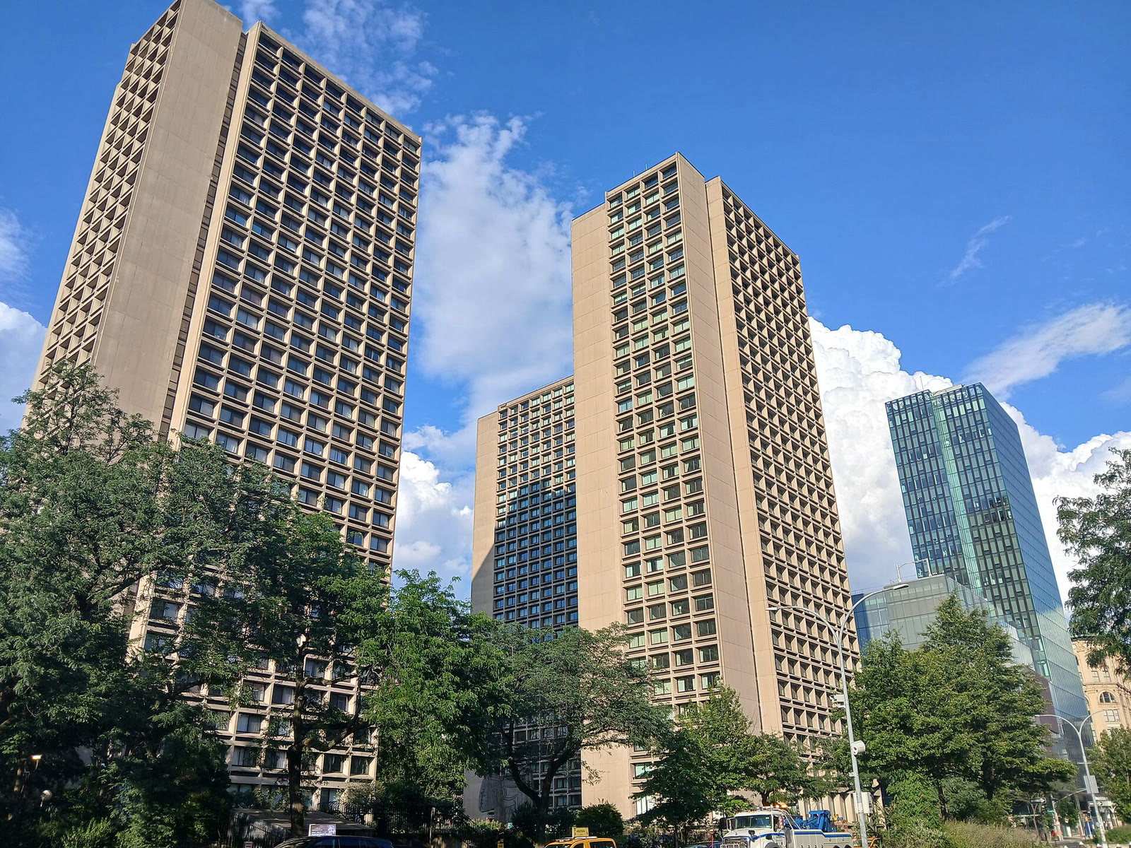 New York University’s University Village towers in Manhattan (file photo)