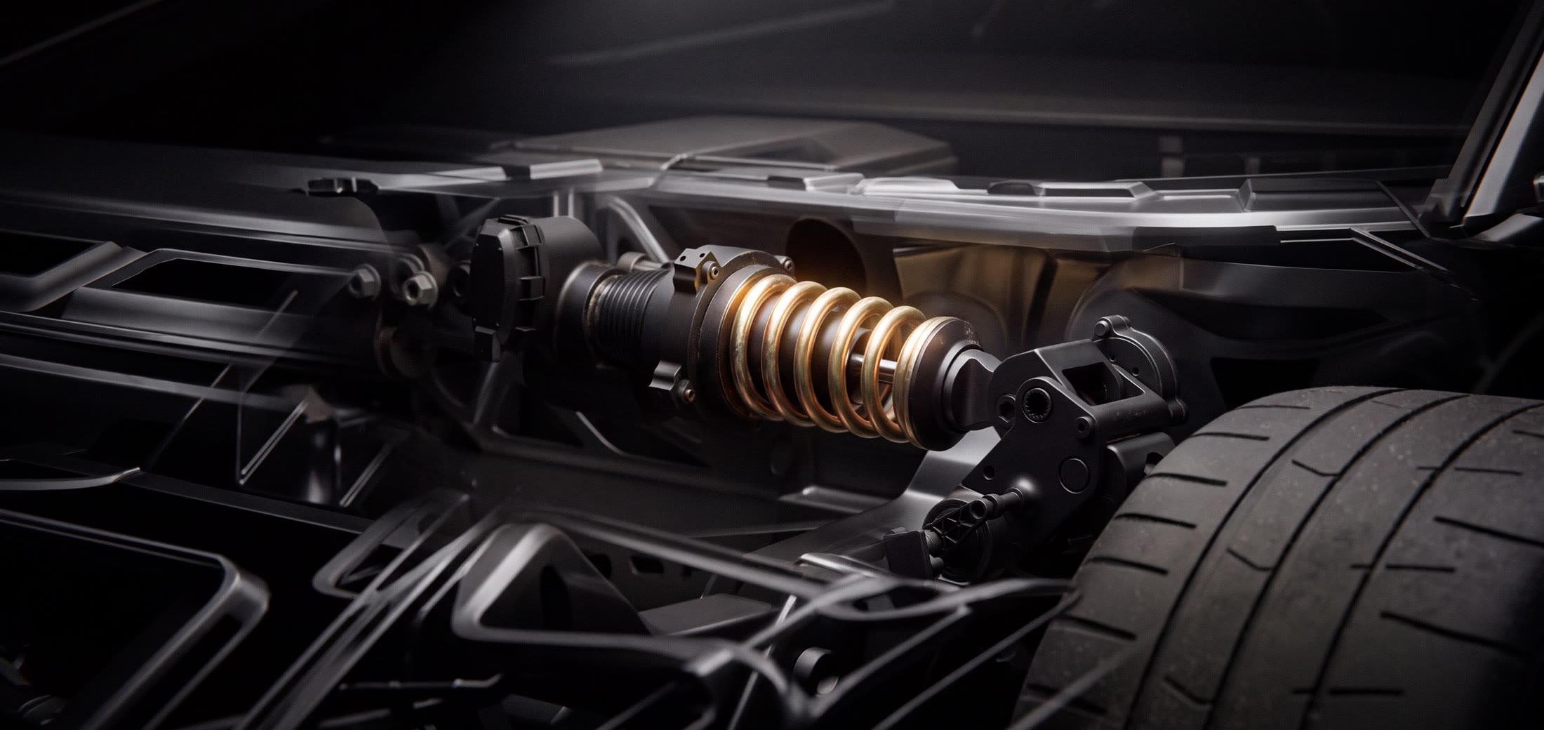 Chassis and suspension of the new Tesla Roadster