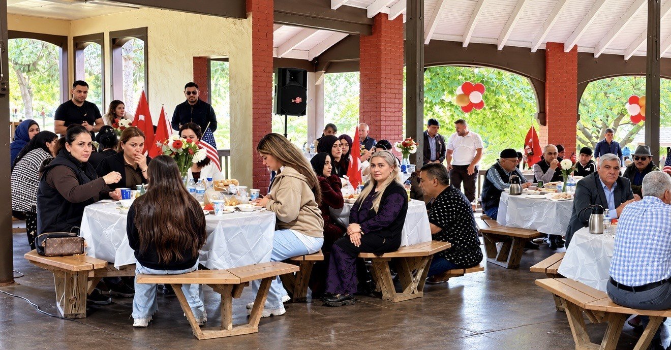 Families at the festival venue in Long’s Park