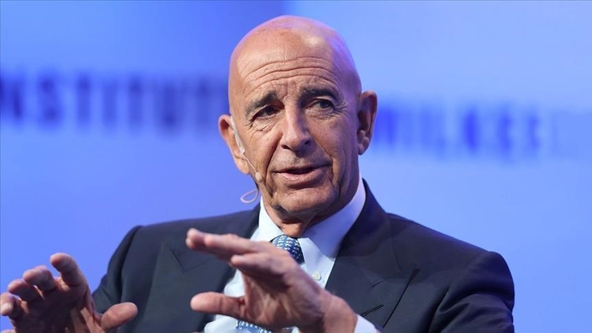 Tom Barrack speaks at the Global Security Forum in Doha
