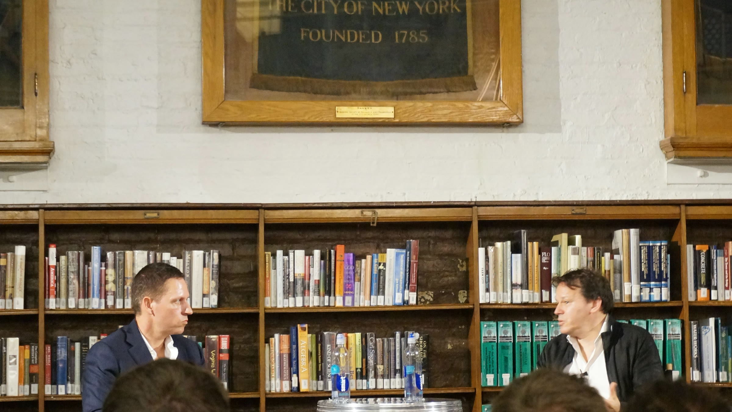 Peter Thiel during a public debate