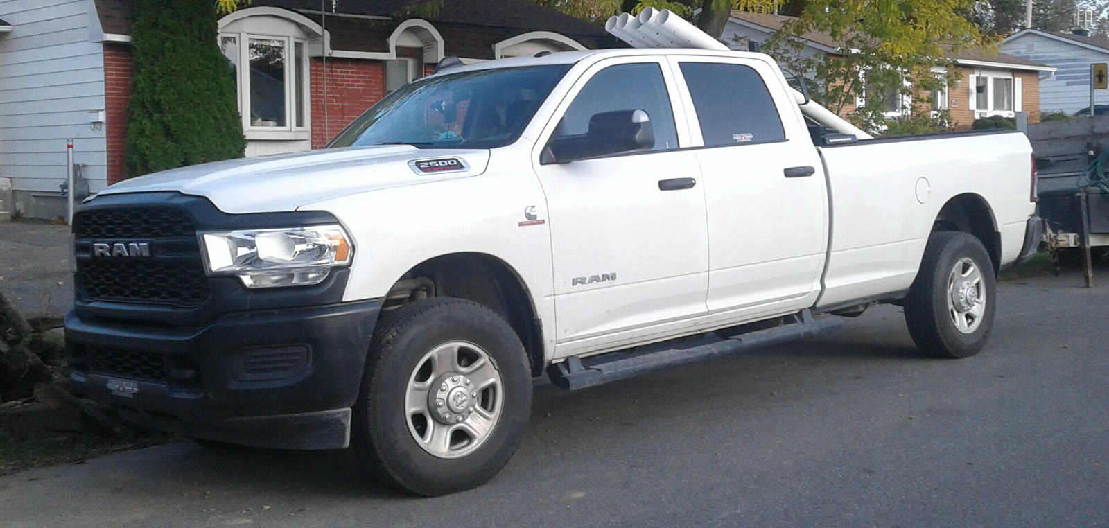 A diesel-powered pickup truck (representational)
