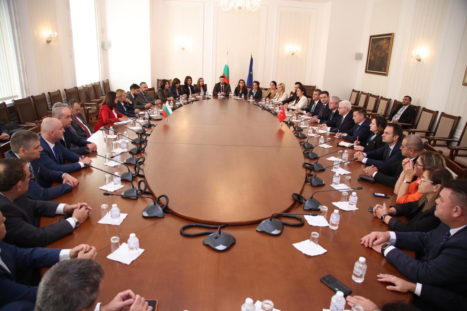 The meeting at the Bulgarian parliament