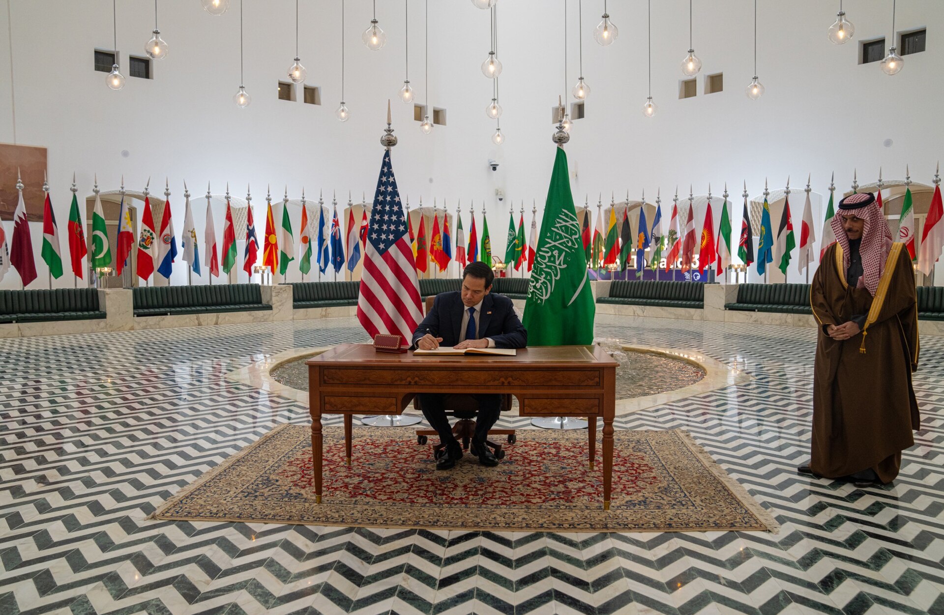 Rubio during a visit to Riyadh (archive)