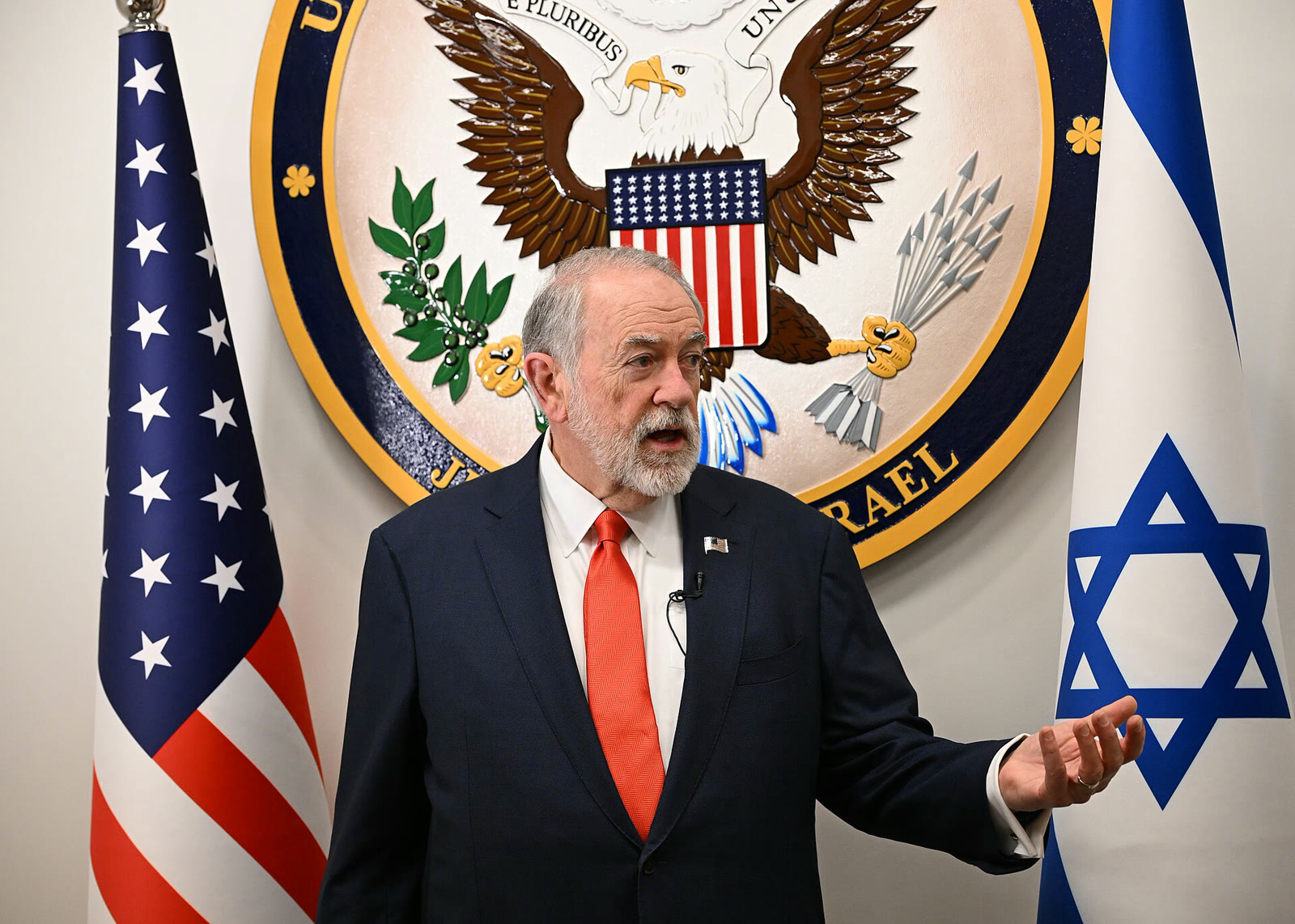 U.S. Ambassador to Israel Mike Huckabee (file photo)