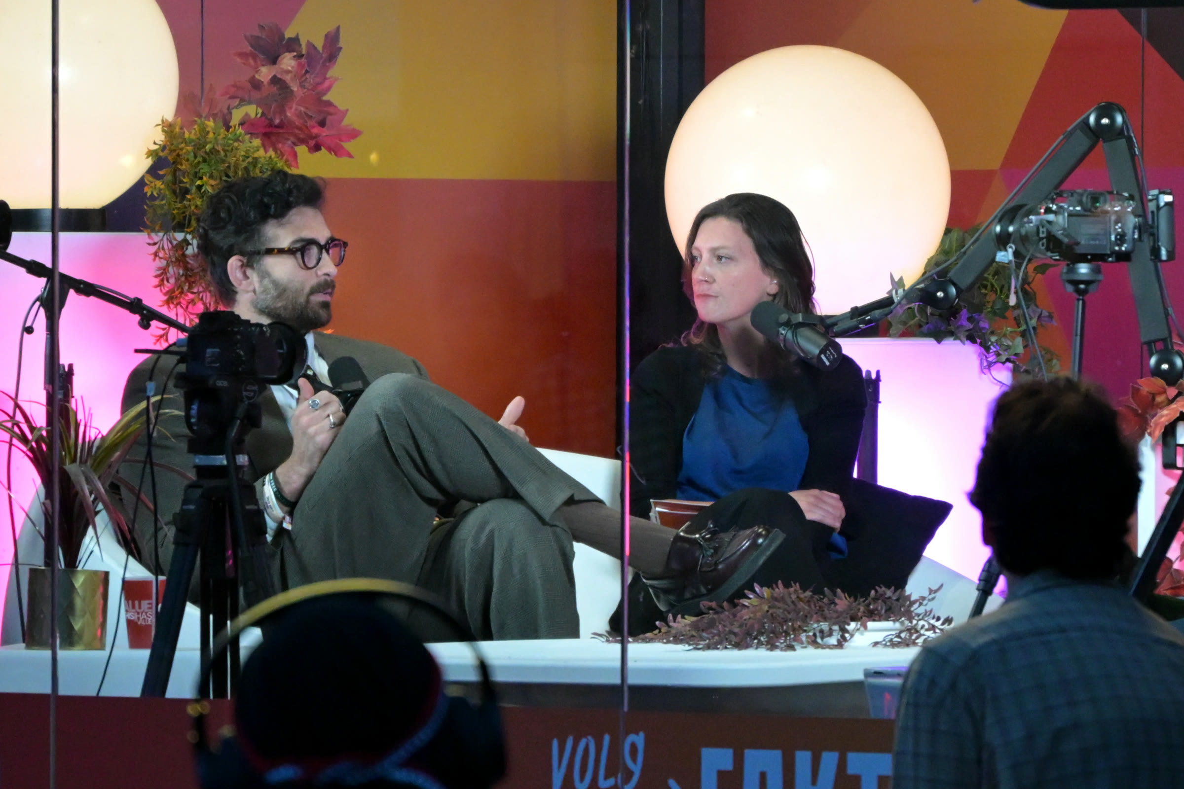 Hasan Piker during an interview at the ManiFiesta festival in Belgium (September 2026)