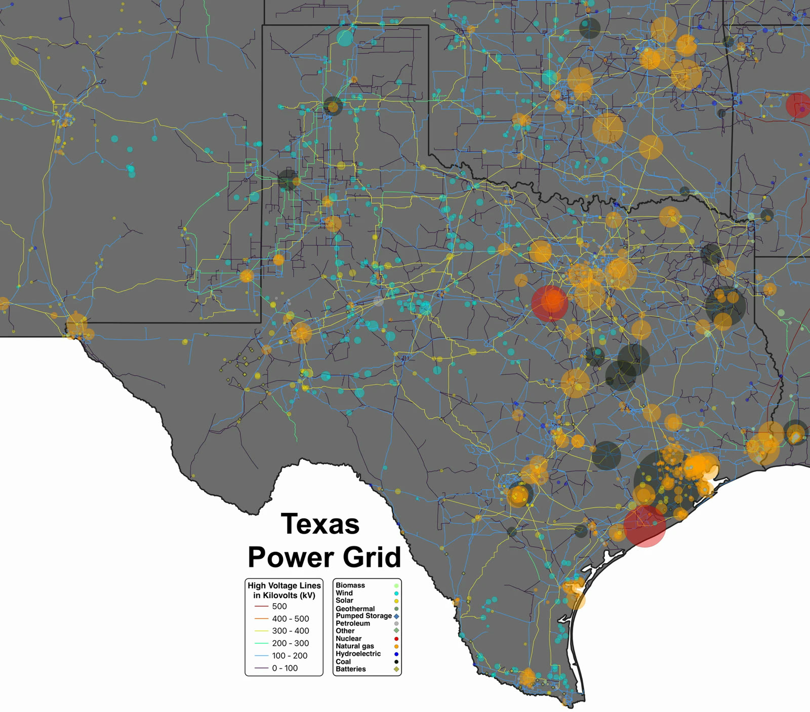 Texas electricity grid (archive)