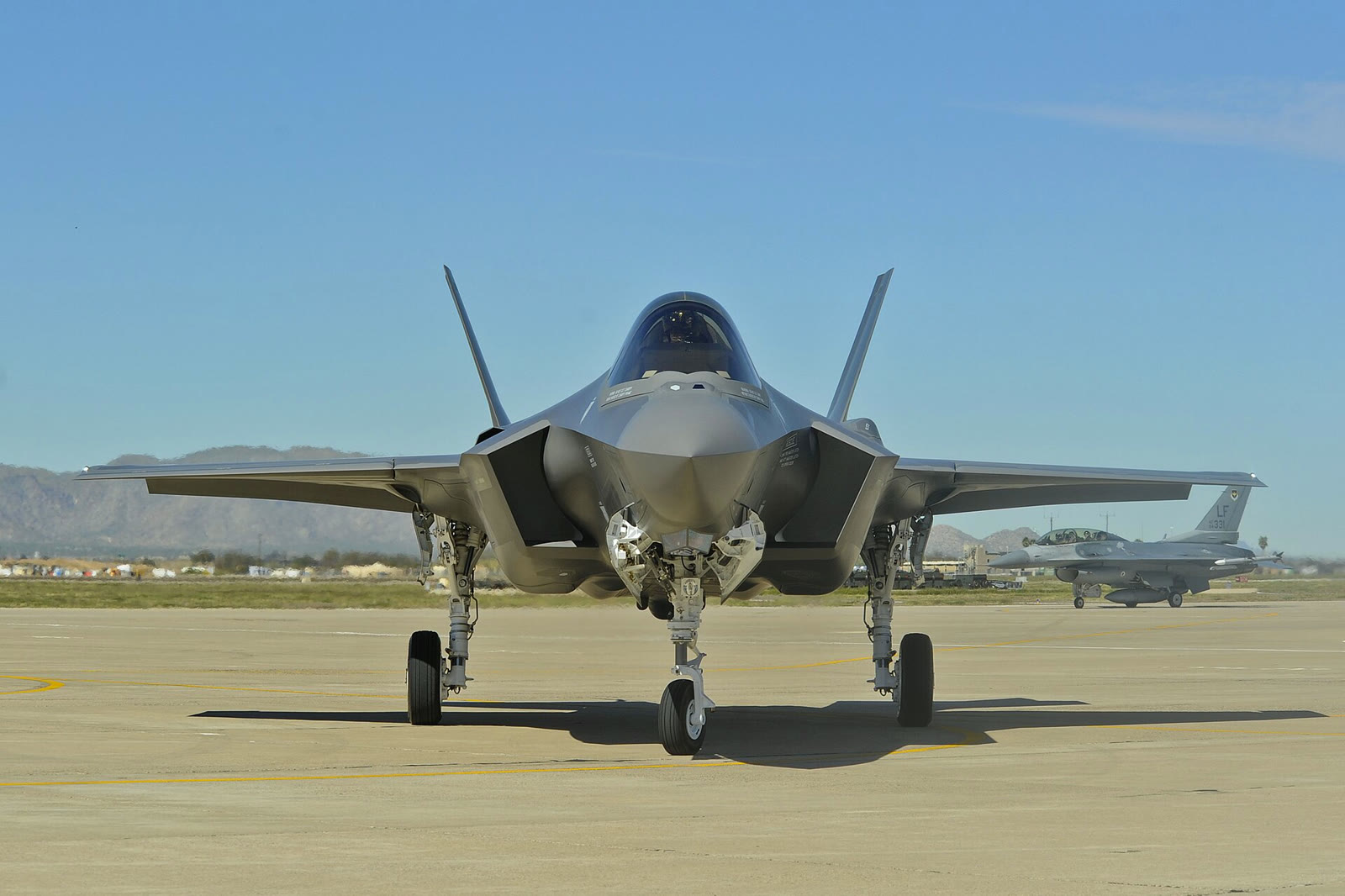 An F-35A Lightning II fighter jet (archive)