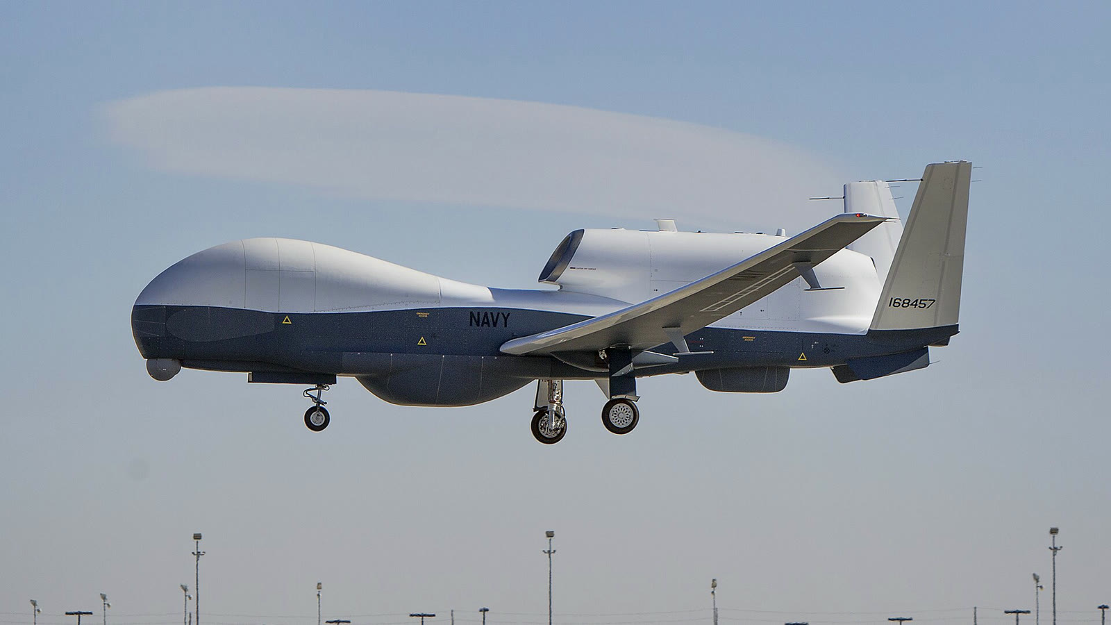 An MQ-4C Triton during flight testing (archive)
