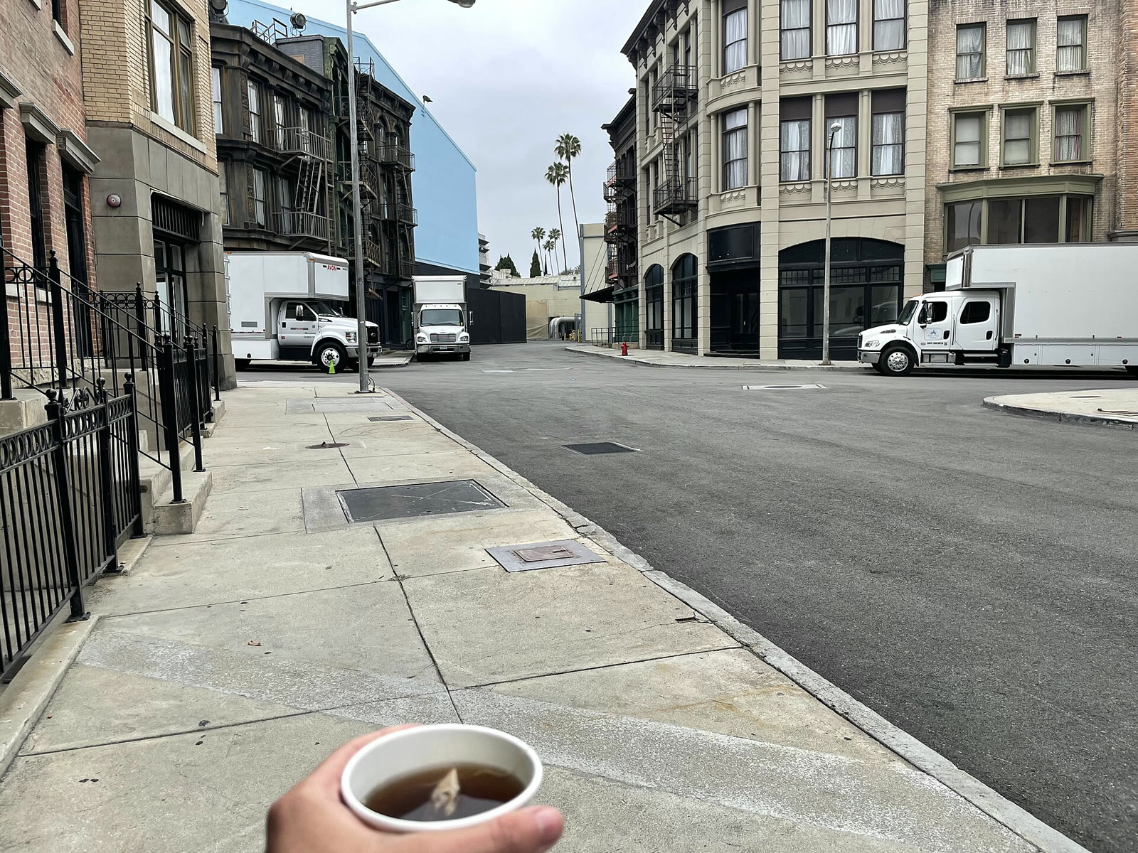 A street set at Paramount studios (archive)