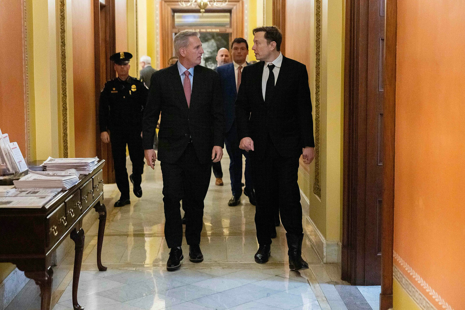 Elon Musk at the U.S. Capitol (archive, January 2023)