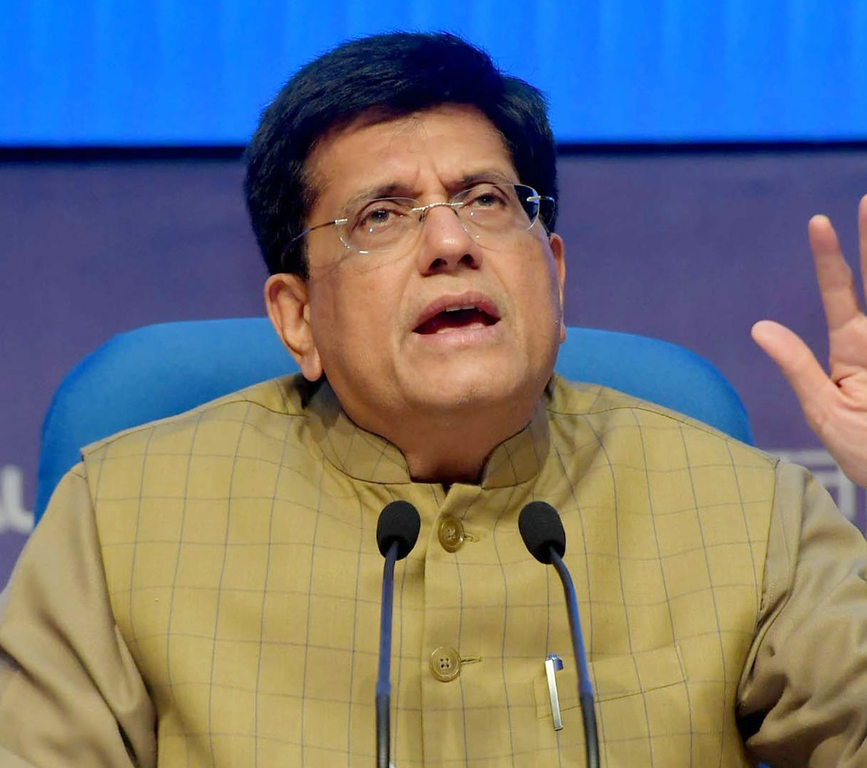 Hindistan Ticaret ve Sanayi Bakanı Piyush Goyal (arşiv)
