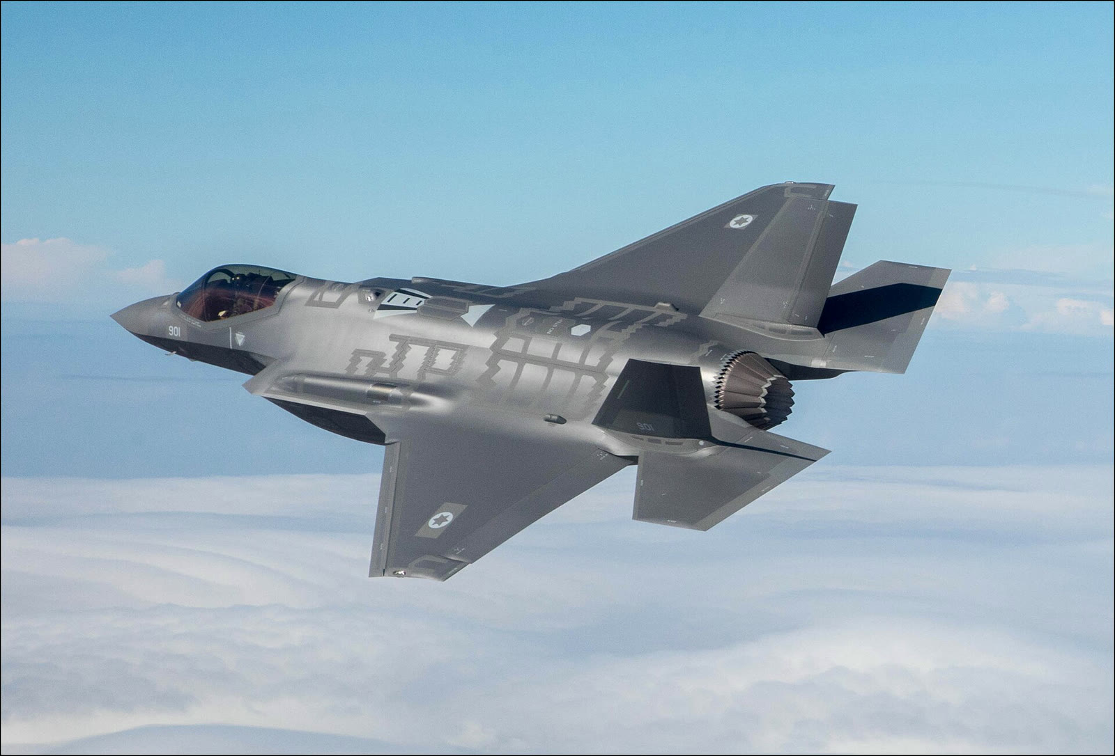 An Israeli Air Force F-35I Adir (file)