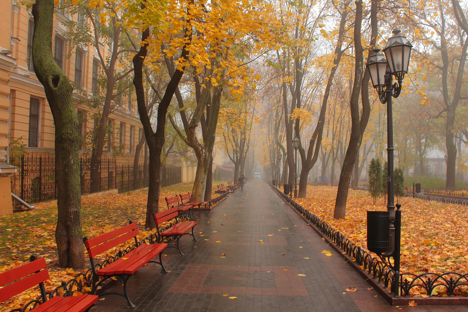 Odesa’da bir bulvar