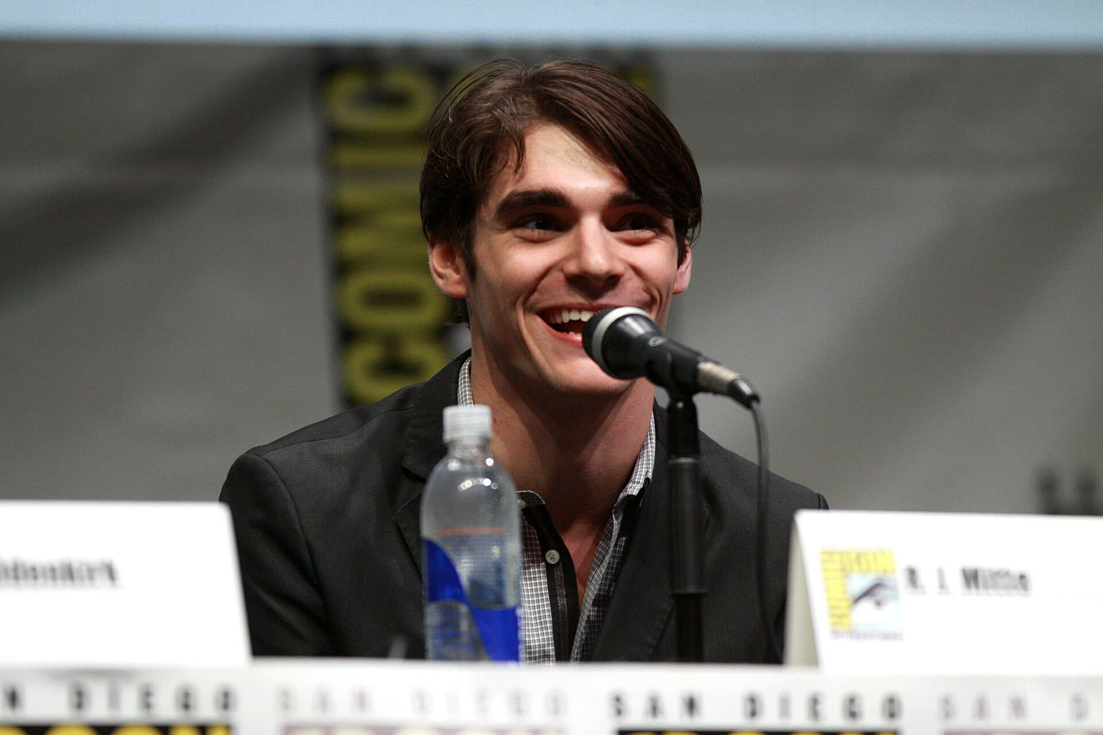 RJ Mitte at the “Breaking Bad” panel at San Diego Comic-Con in 2013