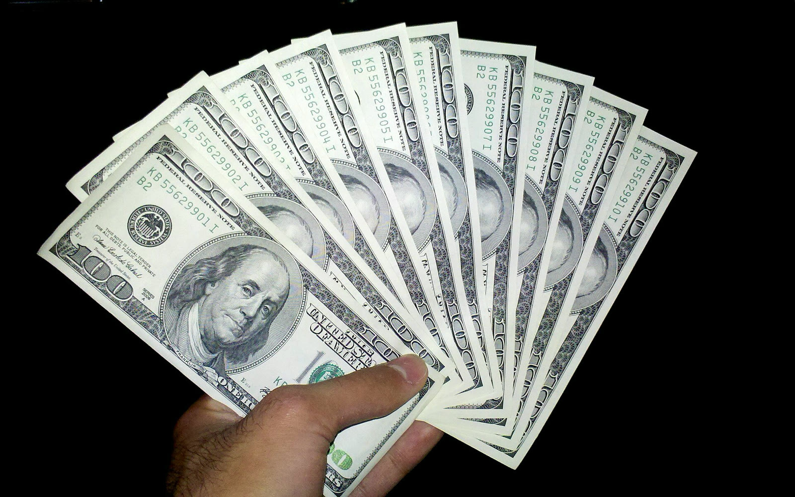 One-hundred-dollar bills (archive)