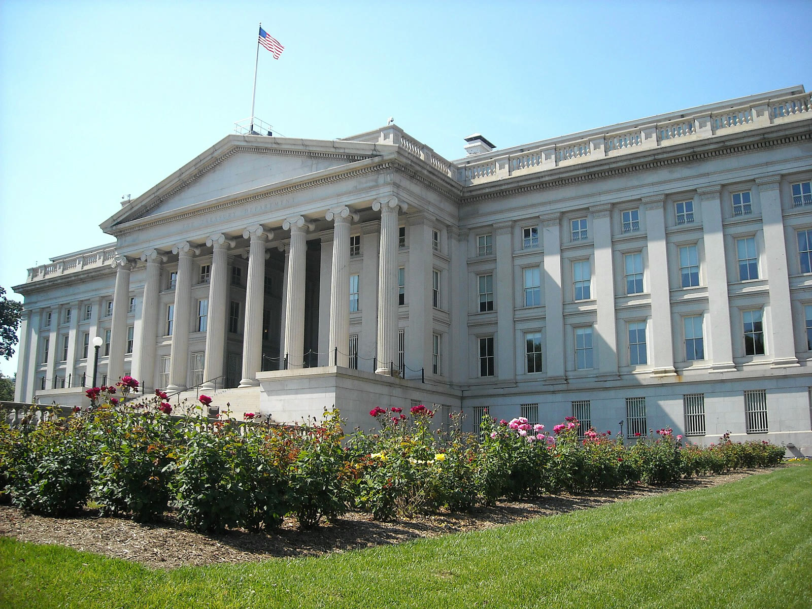 U.S. Treasury Department building, Washington (archive)