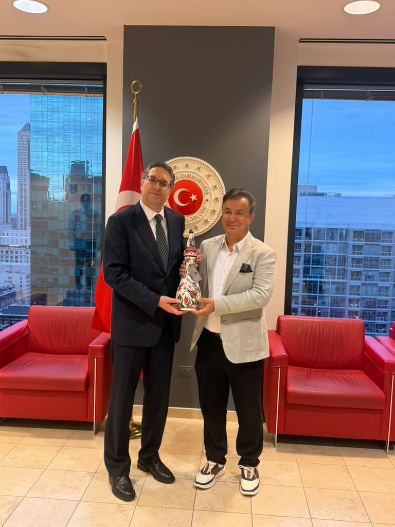 A gift presented during the visit