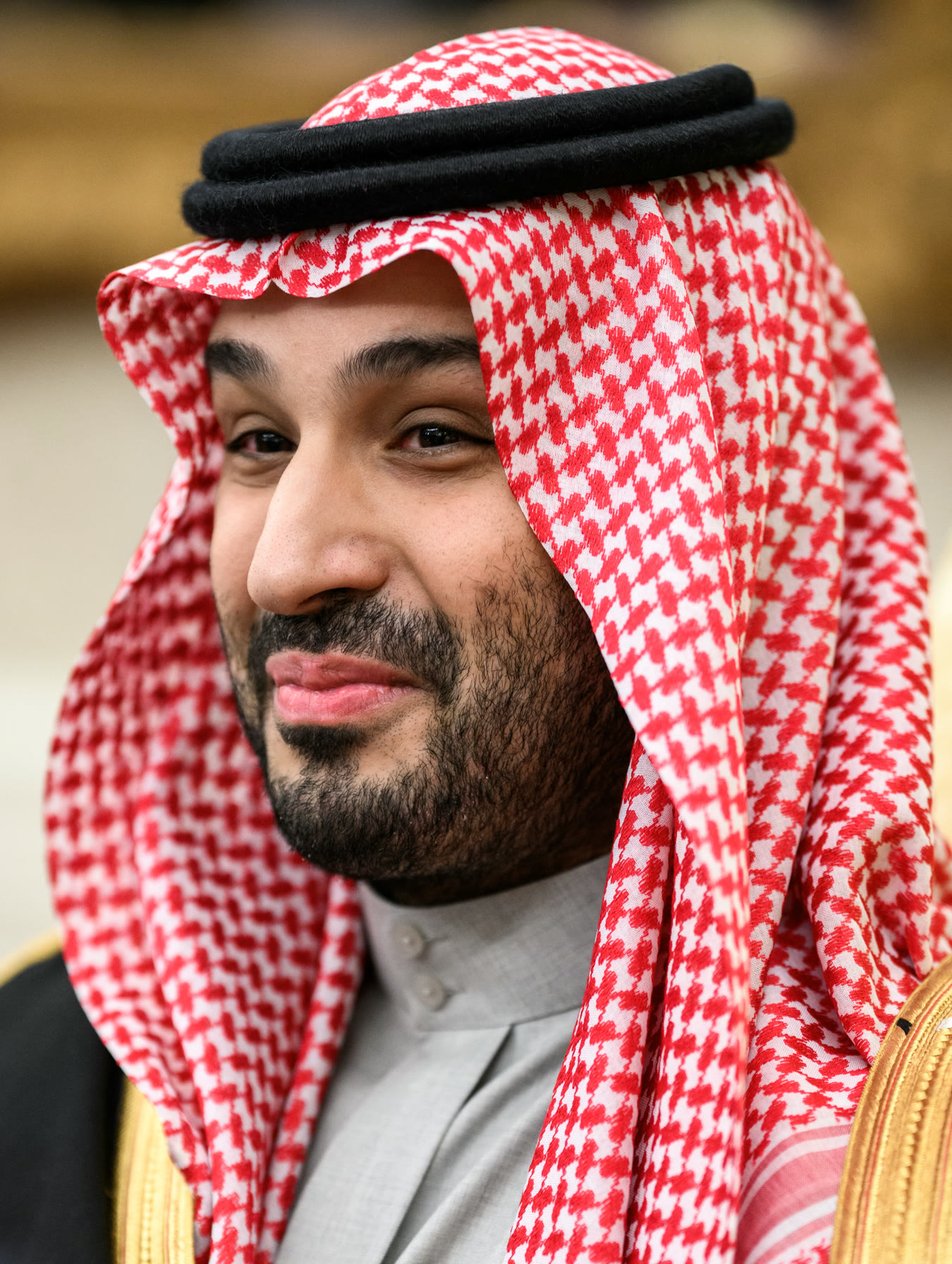 Saudi Crown Prince Mohammed bin Salman at the White House in 2025